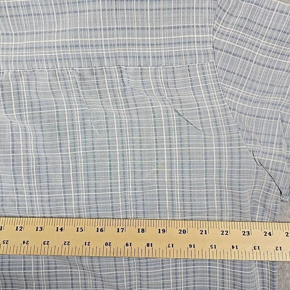 Solitude Plaid Shirt Button Down Large Short sleeve Outdoor - Picture 6 of 9